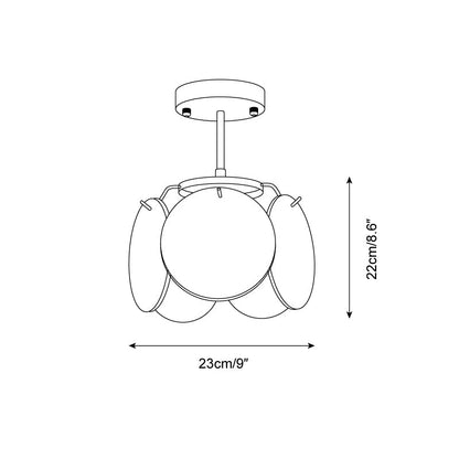 Feyon Glass Ceiling Lamp