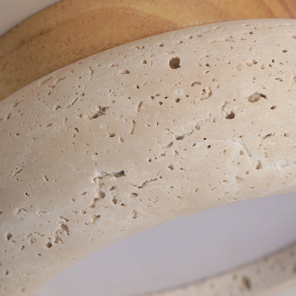 Astra Ceiling Light Mini Donut Travertine