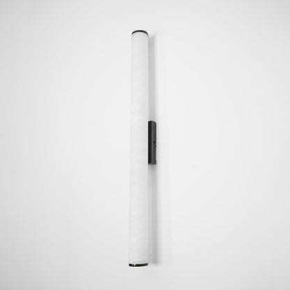Klyr Alabaster Vertical Cylindrical Wall Lamp