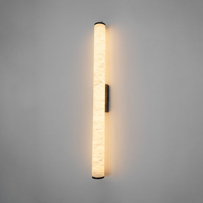 Klyr Alabaster Vertical Cylindrical Wall Lamp