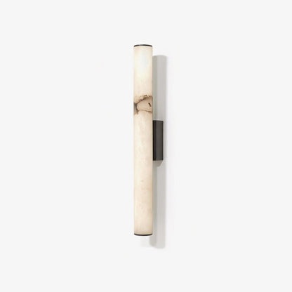 Kristy Alabaster  Vertical Cylindrical Wall Lamp