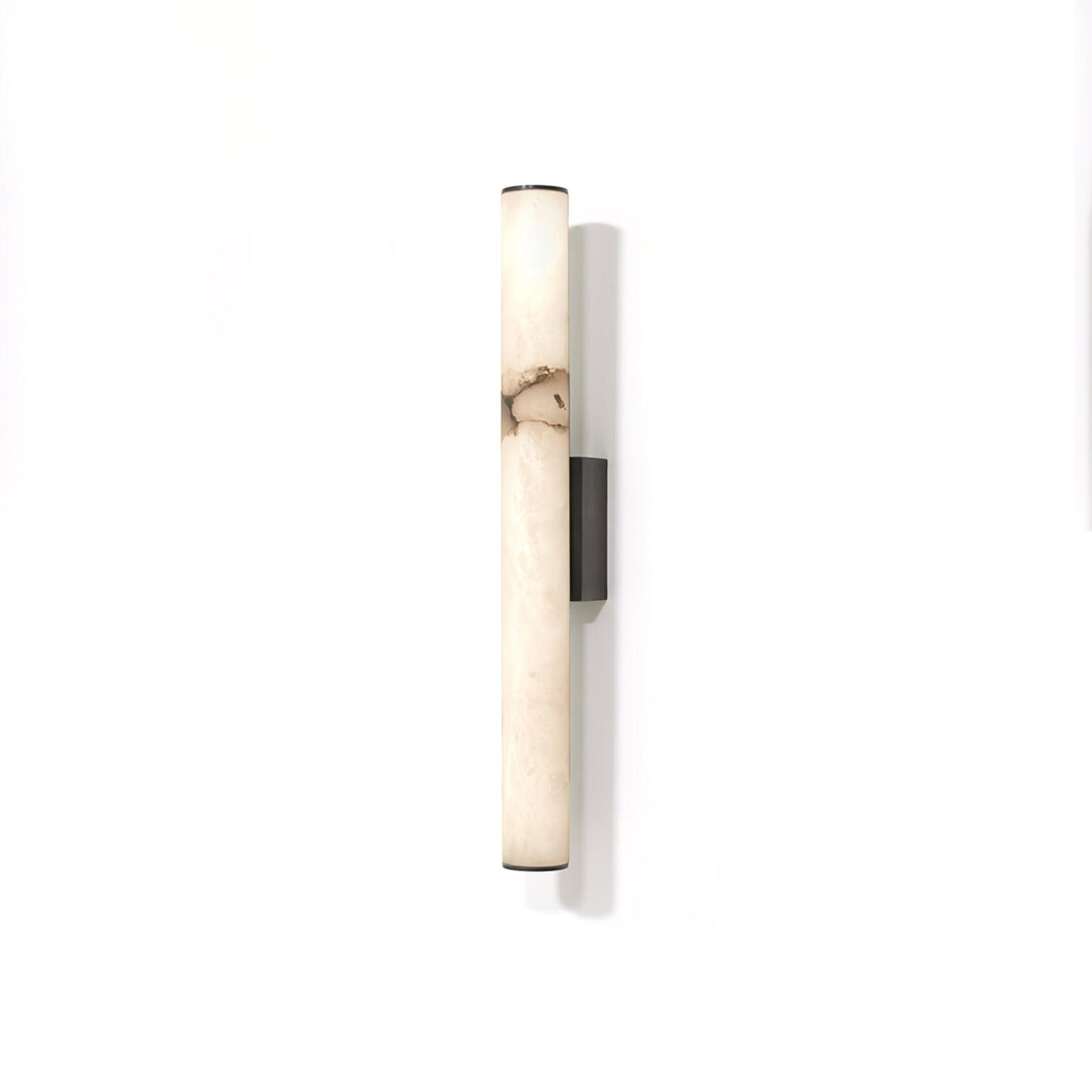 Kristy Alabaster  Vertical Cylindrical Wall Lamp