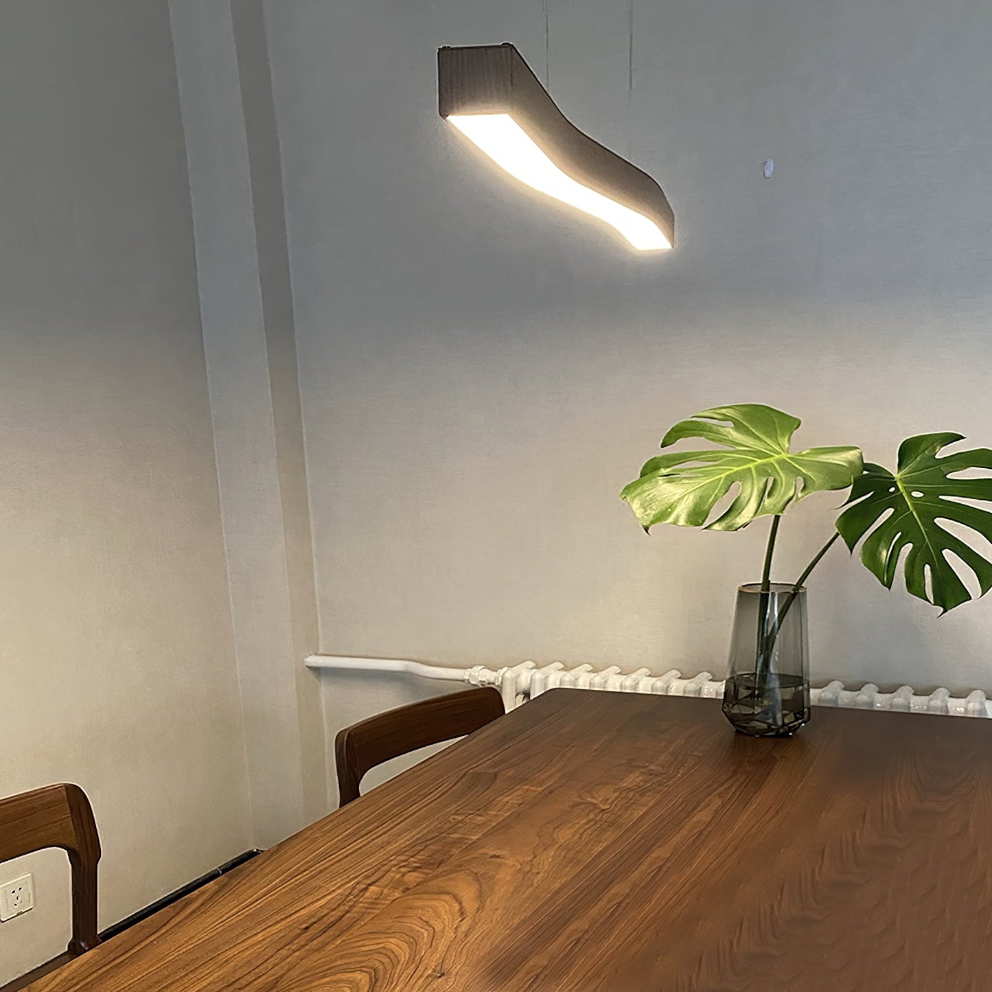 Ylen Nordic Pendant Light Walnut Colour Living Room/Bedroom/Dining Room