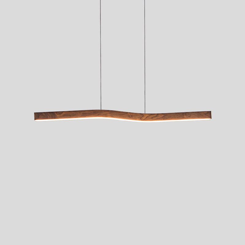 Ylen Nordic Pendant Light Walnut Colour Living Room/Bedroom/Dining Room