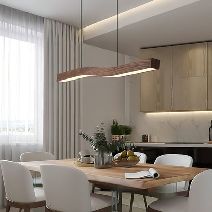 Ylen Nordic Pendant Light Walnut Colour Living Room/Bedroom/Dining Room