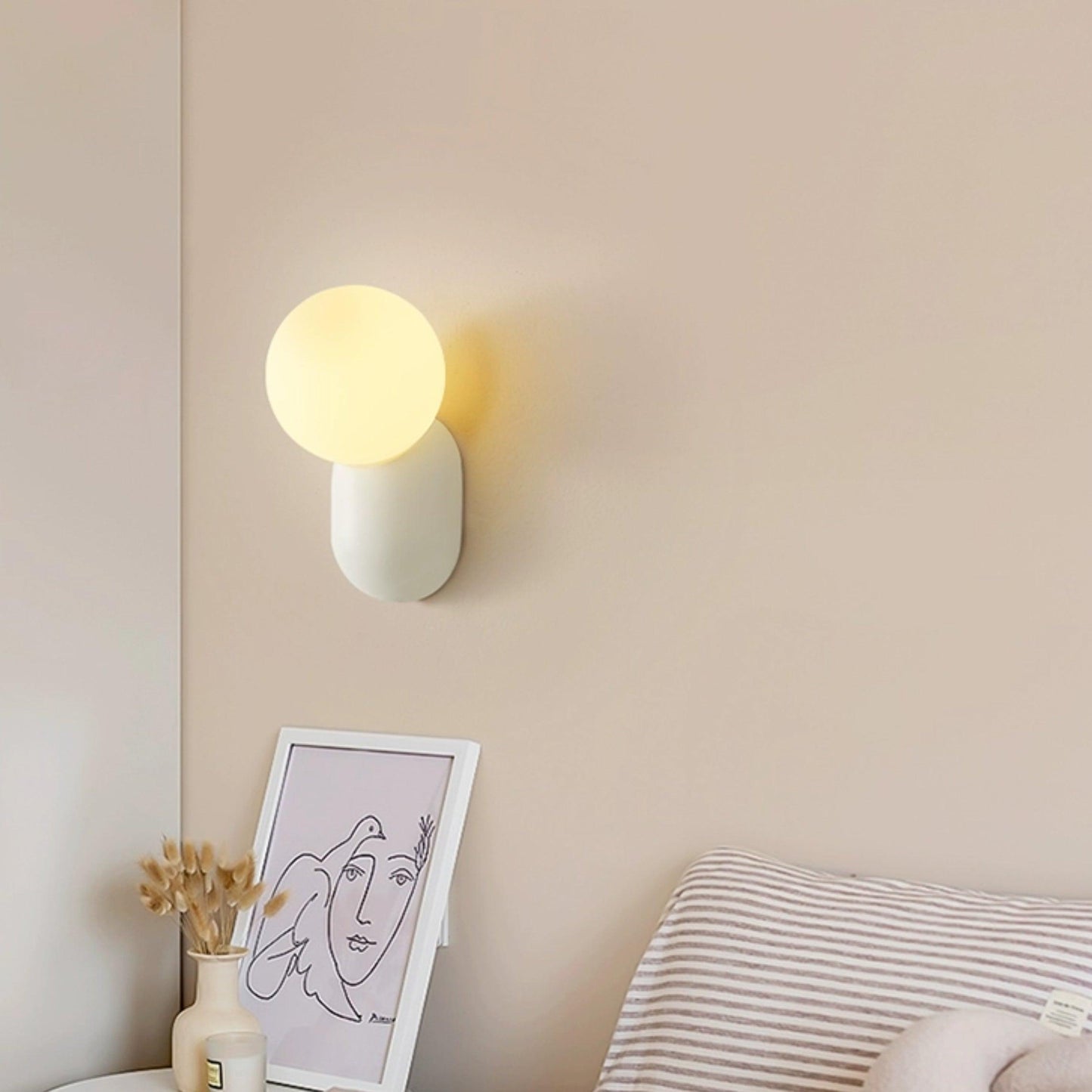 Lunara Minimalist Globe Wall Sconce