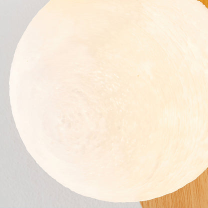 Exuro Indoor Wall Lamp Wood Color / Walnut Color