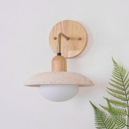 Aria Wall Lamp Vintage  Travertine