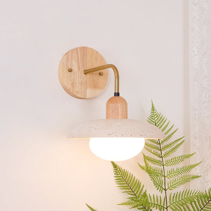 Aria Wall Lamp Vintage  Travertine