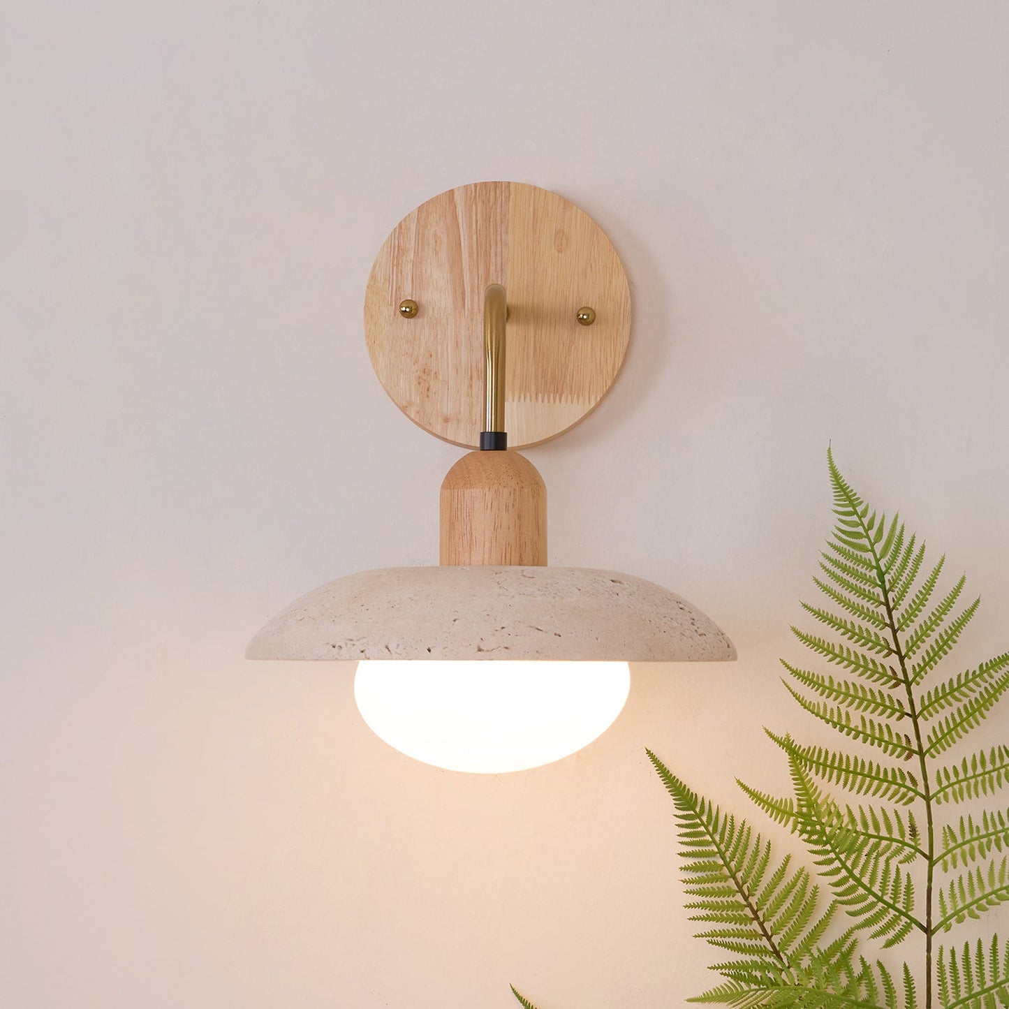 Winel Wall Lamp Vintage Travertine