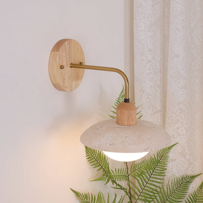 Aria Wall Lamp Vintage  Travertine