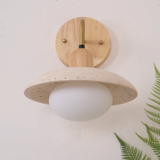 Aria Wandlamp Vintage Travertijn