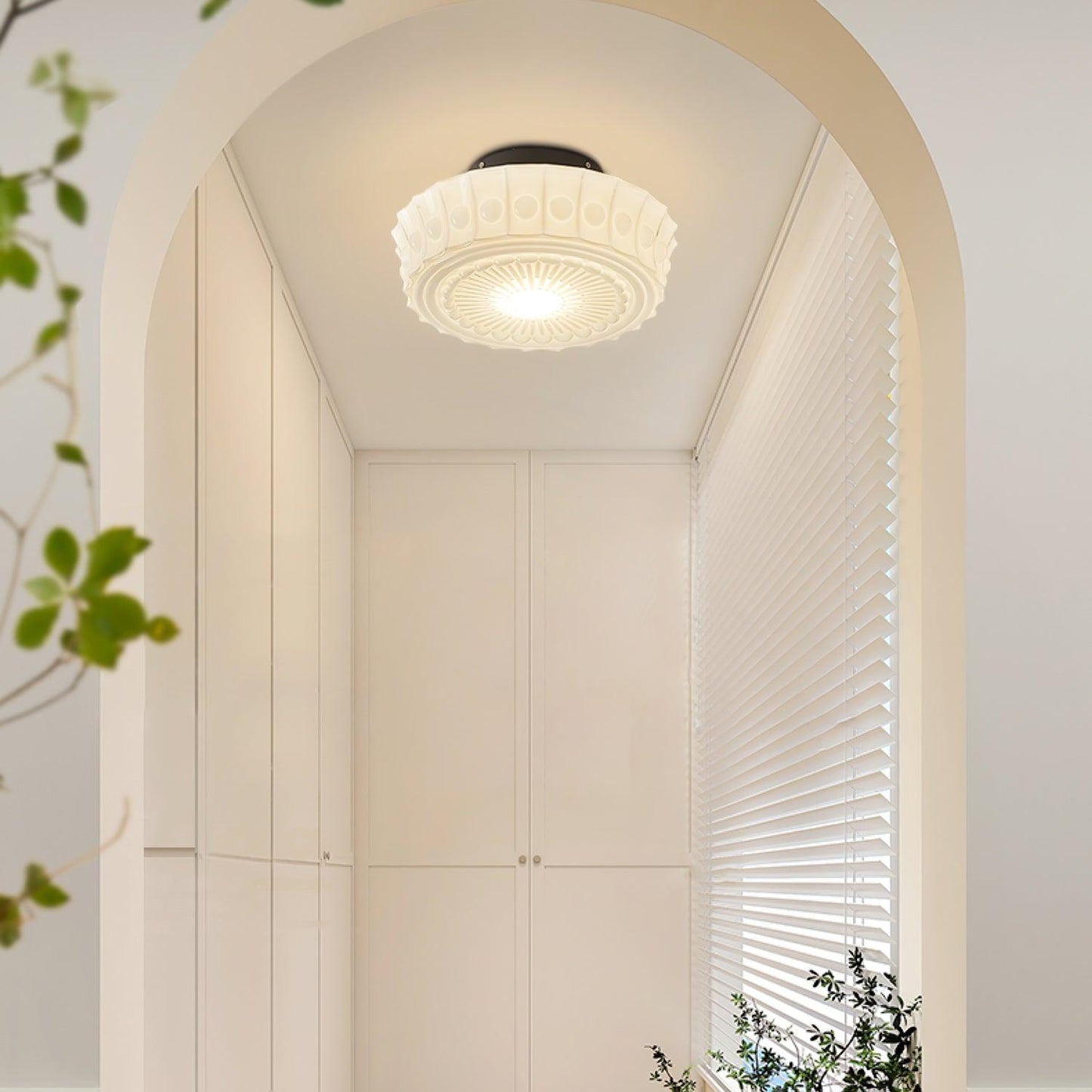 Elena Glass Ceiling Light