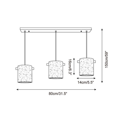 Gavilo Travertine Pendant Lamp