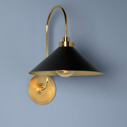 Helena Vintage Indoor Wall Lamp Brass