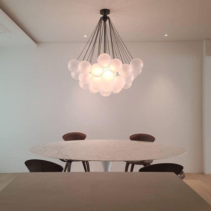 Fayne Glass Globe Pendant Light Bubble