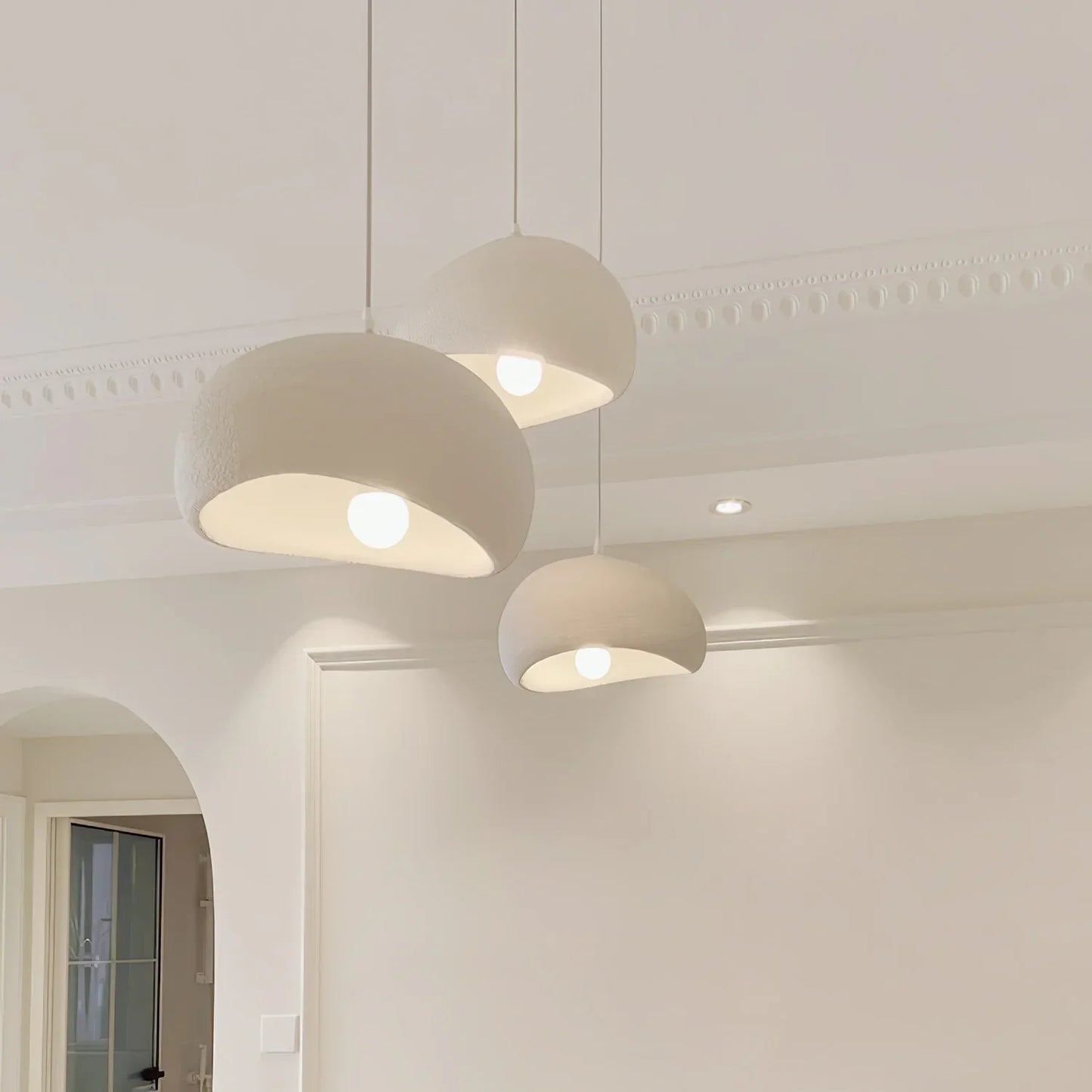 Kryo Wabi-Sabi Spherical Cloud Pendant Light