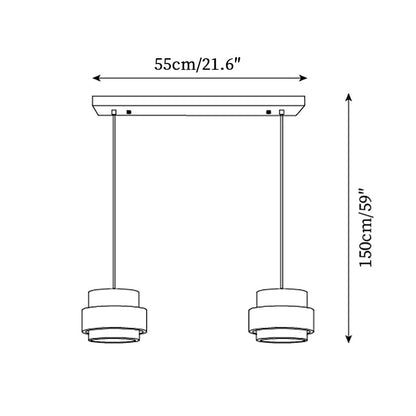 Suspension Ritta Travertin
