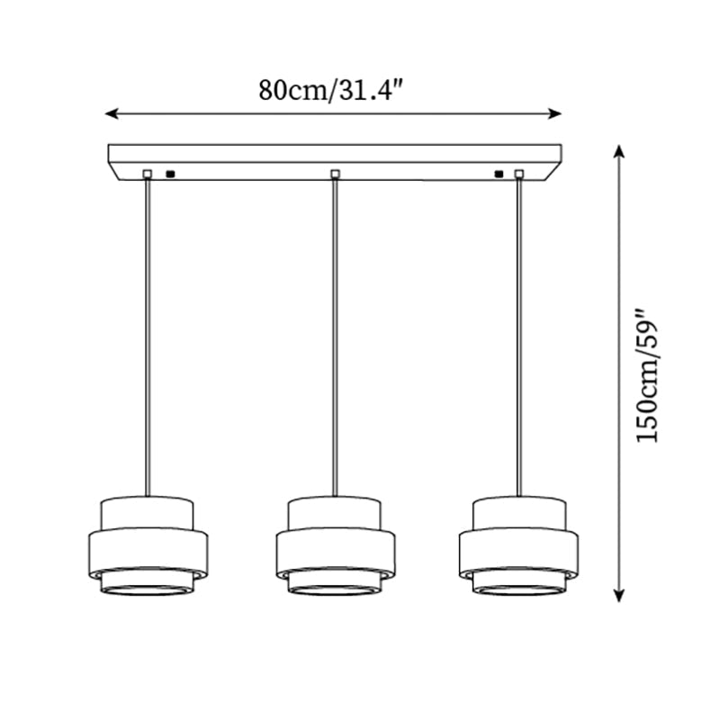 Suspension Ritta Travertin