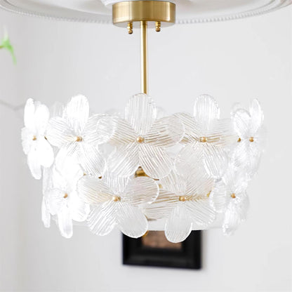 Fionel Glass Semi-Flush Mount Light