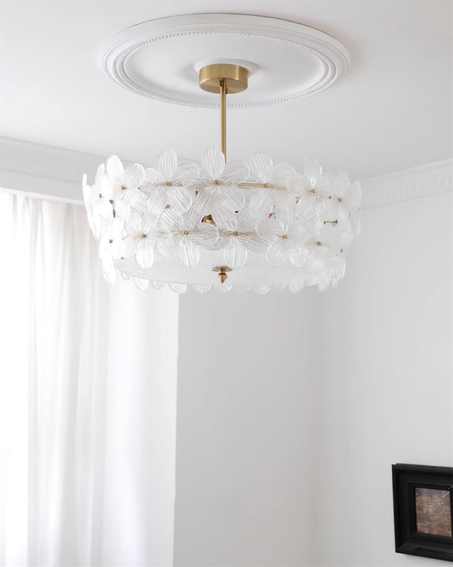 Fionel Glass Semi-Flush Mount Light