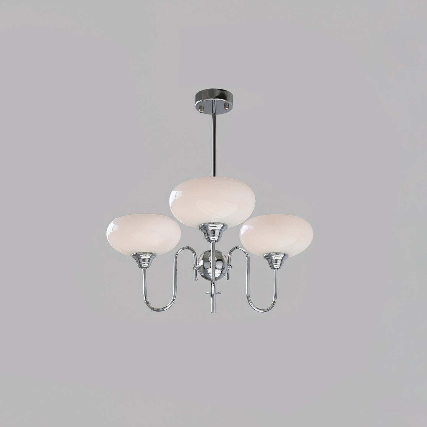 Silva Vintage LED Metall Multi Lampenschirm Cremeweiß Gelbe Glühbirnen Luxus Schlafzimmer Wohnzimmer Pendelleuchte, Gold/Chrom