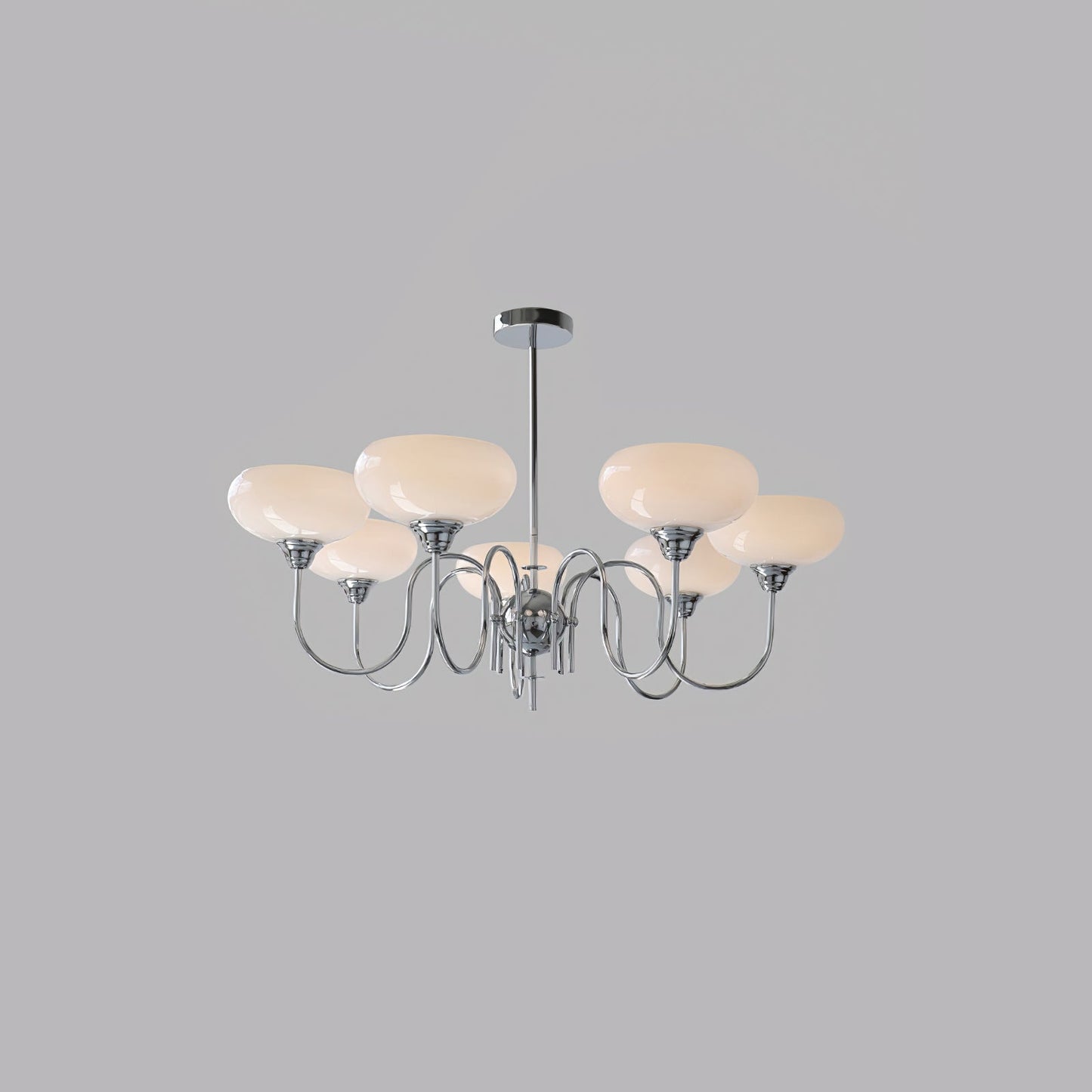 Silva Vintage LED Metall Multi Lampenschirm Cremeweiß Gelbe Glühbirnen Luxus Schlafzimmer Wohnzimmer Pendelleuchte, Gold/Chrom