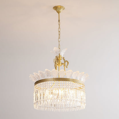 Lustre Miles style ferme de luxe Empire français