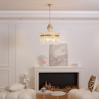 Lustre Miles style ferme de luxe Empire français