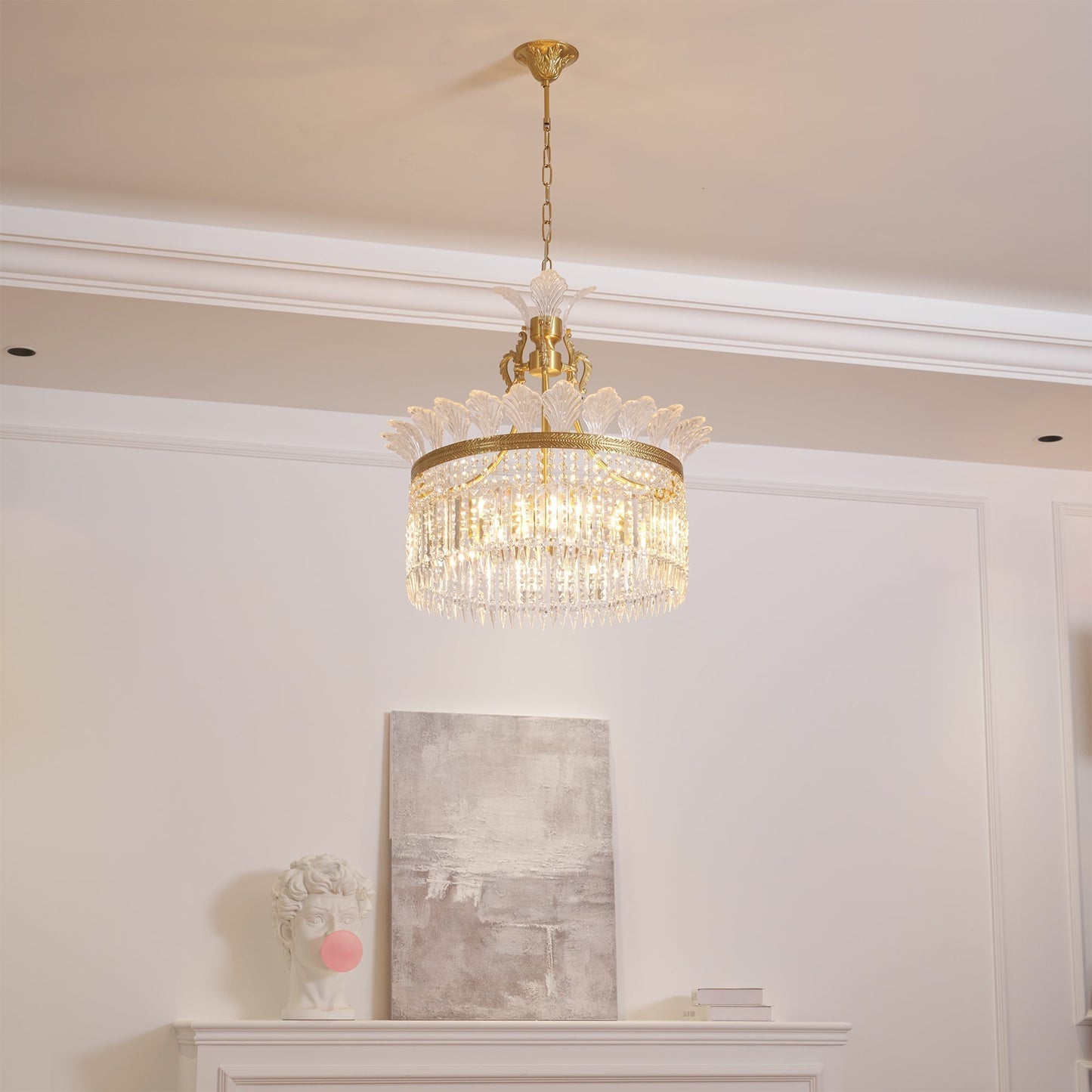 Lustre Miles style ferme de luxe Empire français