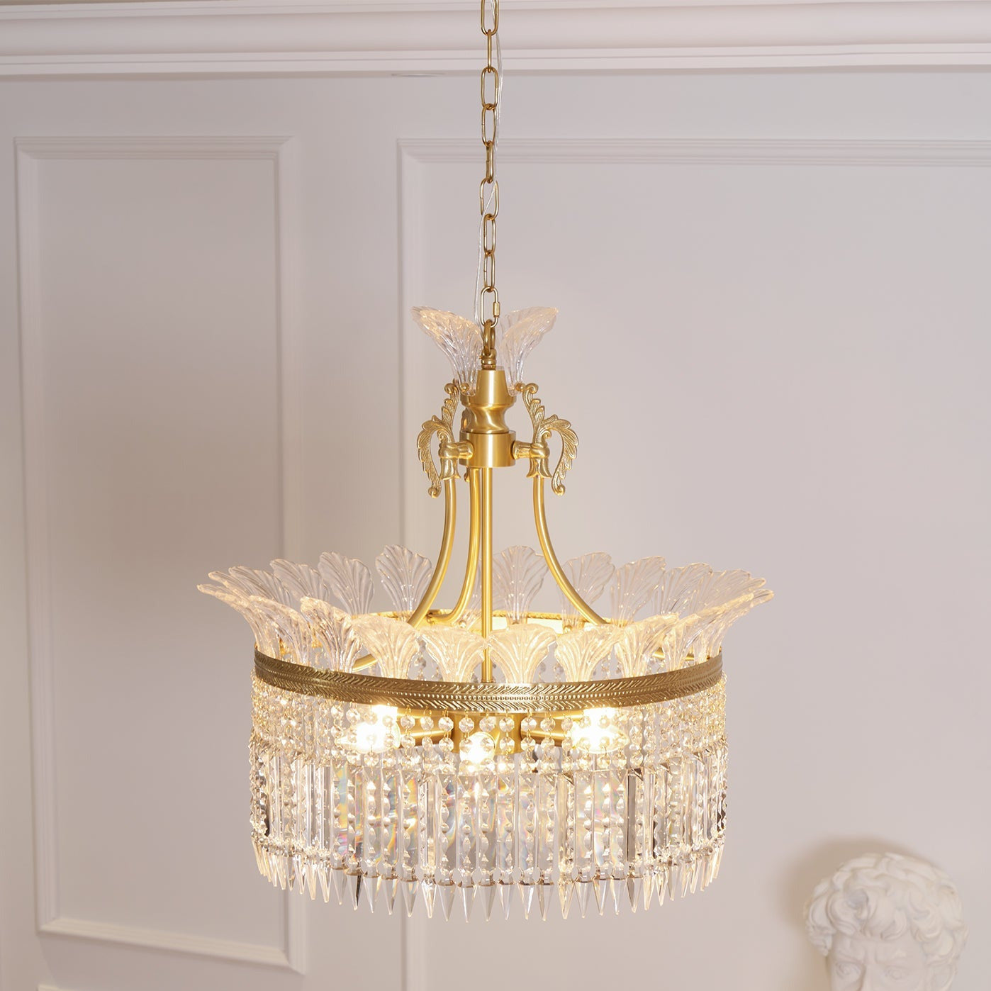 Lustre Miles style ferme de luxe Empire français