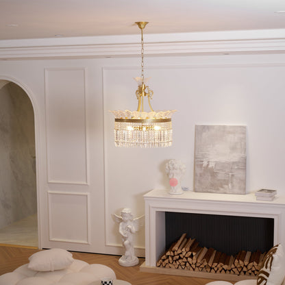 Lustre Miles style ferme de luxe Empire français