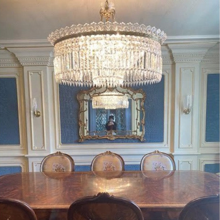 Lustre Miles style ferme de luxe Empire français
