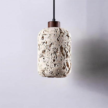 Eryno Concrete Travertine Pendant Light