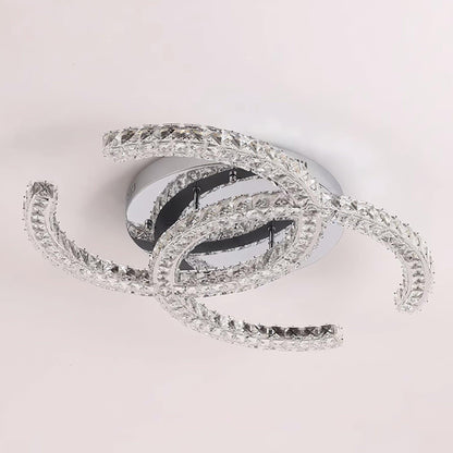 Plafonnier Kristy Crystal Double C