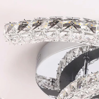 Plafonnier Kristy Crystal Double C