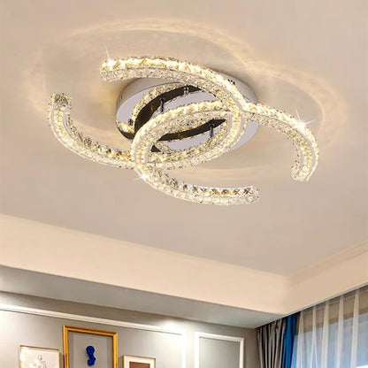 Plafonnier Kristy Crystal Double C