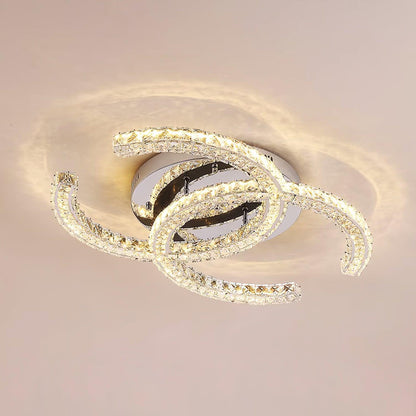 Plafonnier Kristy Crystal Double C