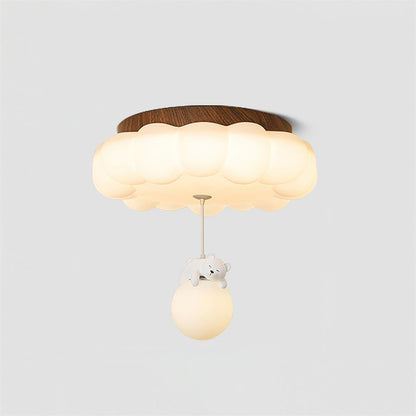 Quen Cute Cake Bear Ceiling Light