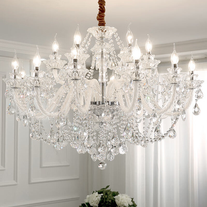 Silva Chandelier  French Crystal Living Room Dining Room