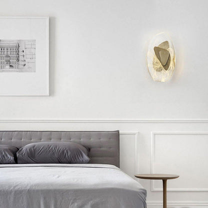 Beatrice Artistic Black Glass Wall Lamp