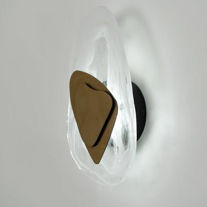 Beatrice Artistic Black Glass Wall Lamp