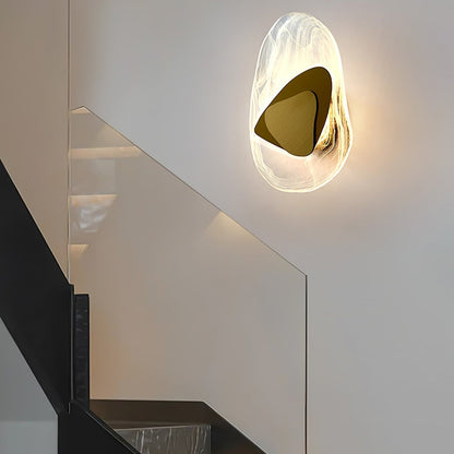 Beatrice Artistic Black Glass Wall Lamp