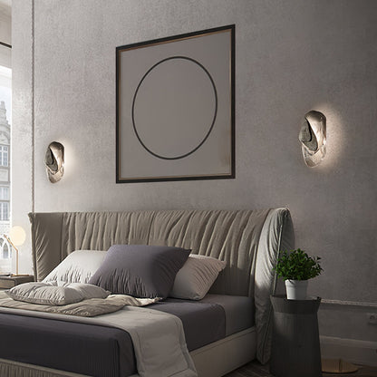 Beatrice Artistic Black Glass Wall Lamp
