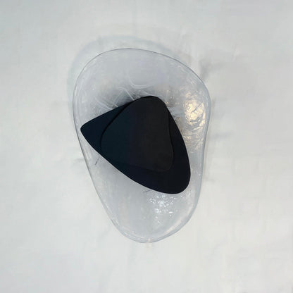 Beatrice Artistic Black Glass Wall Lamp
