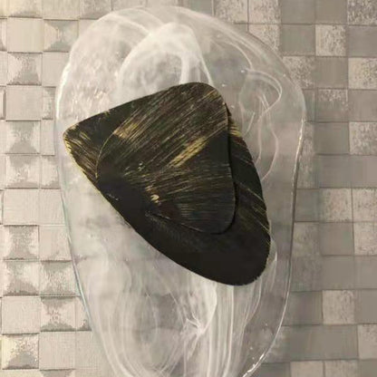 Beatrice Artistic Black Glass Wall Lamp