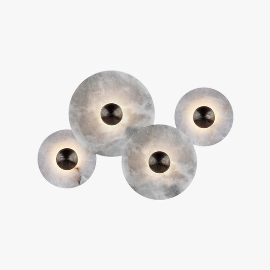 Cryn Albasten Combinatie Wandlamp