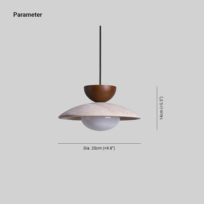 Ritta  Modern Natural  Travertine Pendant Lights