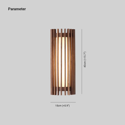 Neyra Walnut Indoor Wall Lamp