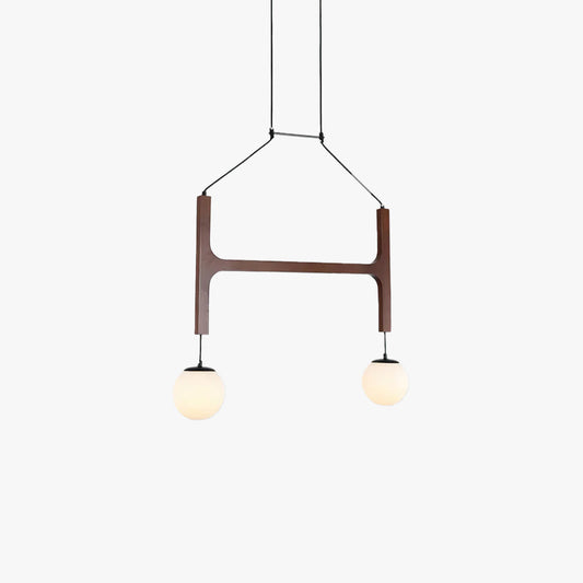 Terra Chandelier Geometric Wood